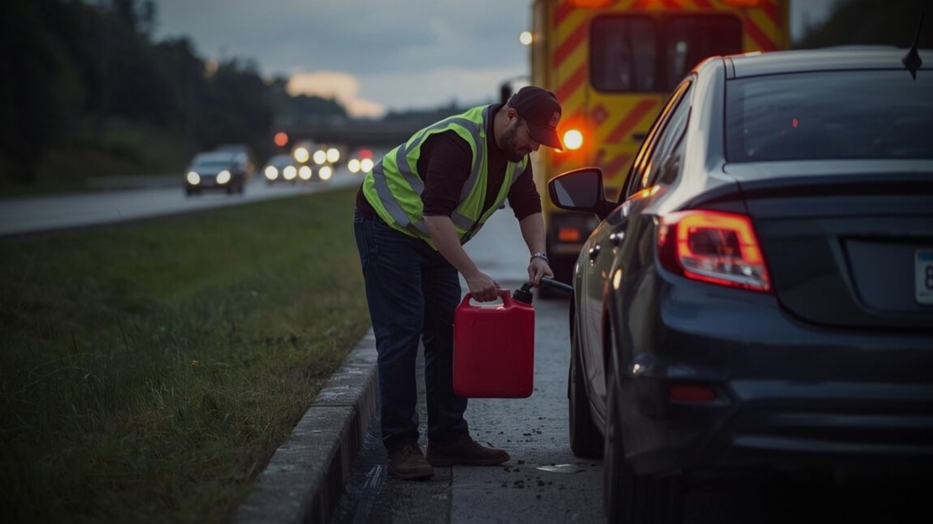 Fuel delivery truck in Philadelphia